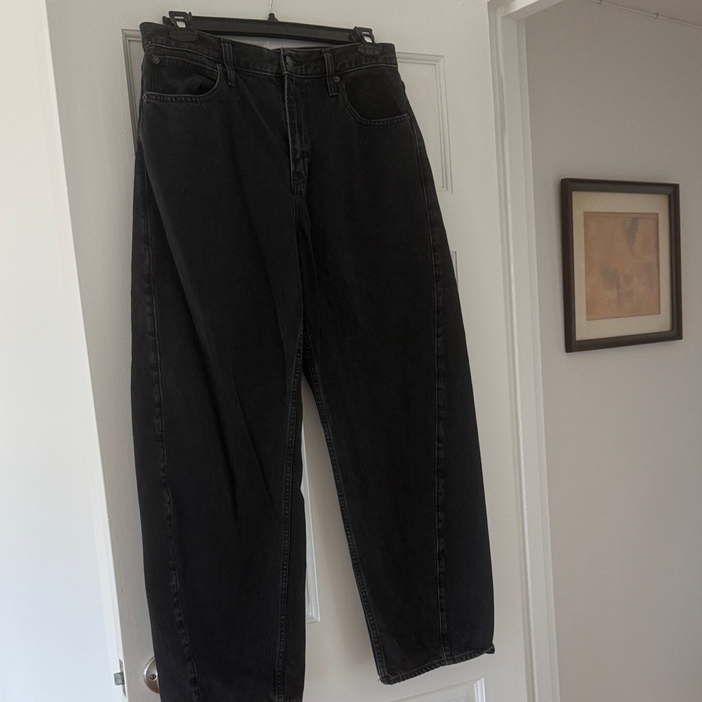 Gap Barrel Jeans Black Size 31
